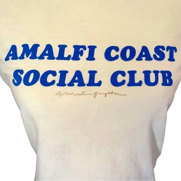 Spiritual Gangster Amalfi Coast Social Club Cotton Tee Shirt Size XS - Picture 2 of 4